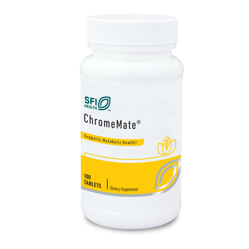 [Australia] - Klaire Labs Chromemate - Chromemate Chromium Polynicotinate 200mcg Supplement - Bioavailable Form of Chromium with Niacin - Hypoallergenic (100 Tablets) 