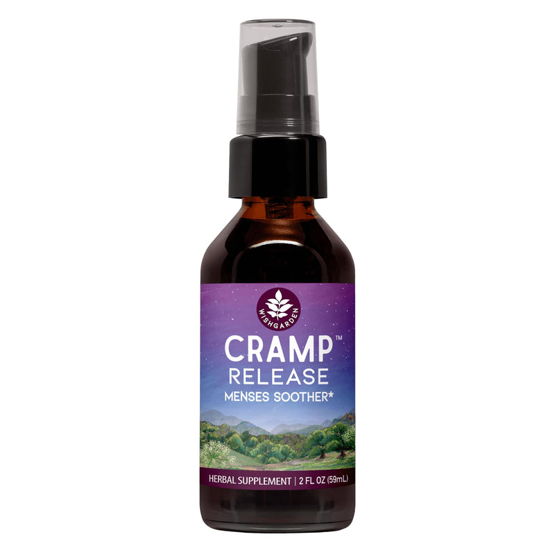 [Australia] - WishGarden Herbs Cramp Release - Natural Herbal Menstrual Cramp Relief Supplement with Cramp Bark, Fast-Acting Tincture Soothes Period Cramps, Supports a Healthy Hormone Cycle, Mood & Relaxation, 2oz 2 Fl Oz (Pack of 1) 