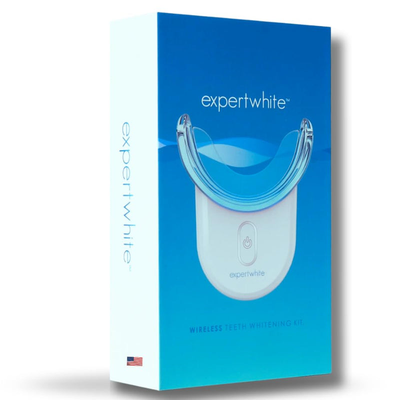 [Australia] - Instant Glo Teeth Whitening Kit with 32x LED Accelerator Light, Best Smile Whitener Gel Pens. Fast Results, for Sensitive Teeth, Enamel-Safe, Dentist-Trusted Incl. Mouth Tray, UV Light Whitening Kit 