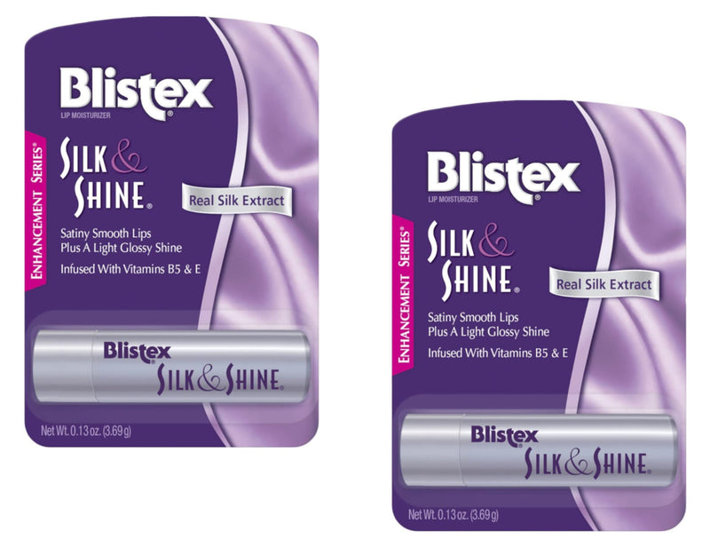 Blistex Silk & Shine Lip Moisturizer 0.13 oz Pack of 2 0.7 Ounce (Pack of 2)