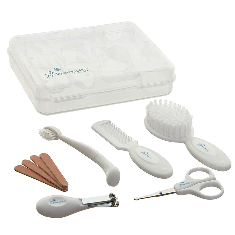 [Australia] - Dreambaby Essential Grooming Baby Care Kit -10 Pack - Model L333 White 