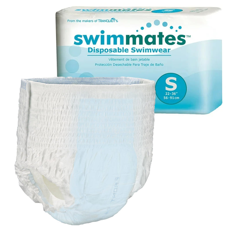 [Australia] - Adult Swim Underwear, Pull-Up with Tear-Away Side Seams, Unisex, Disposable, Small/Youth XL (22"- 36" Waist), 22 Count (Pack of 1) Small (Pack of 22) 