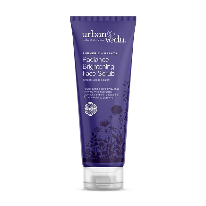 Urban Veda Exfoliating Face Scrub With Vitamin C | Brightening Face Scrub for Women | Unclog Pores for Natural Glow | Face Polish with Turmeric | Hydrating FaceCleanser For Dry & Dull Skin | 4.2 Fl Oz 4.2 Fl Oz (Pack of 1)