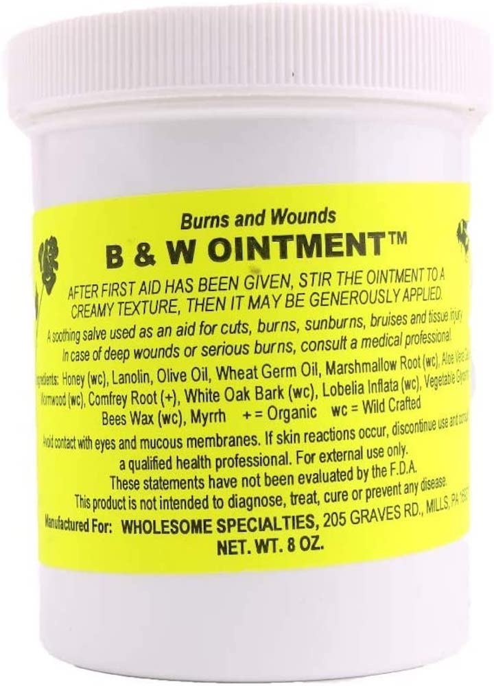 [Australia] - Amish Burn Salve Cream Ointment For Healing Wounds, Scars, And Burns - Made with Beeswax and Aloe Vera - 8oz 