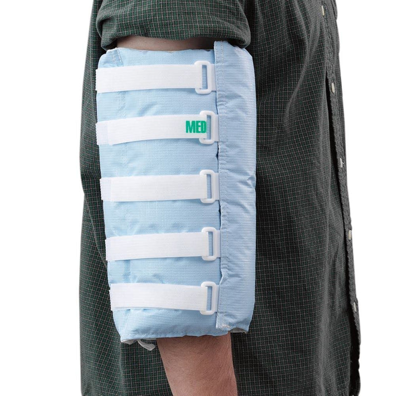 [Australia] - Posey 8168M Freedom Adjustable Elbow/Knee Splint, Medium – Adjustable Orthopedic Support for Patient Safety, V Site Protection, Line Security, Immobilization, & Contracture Prevention 