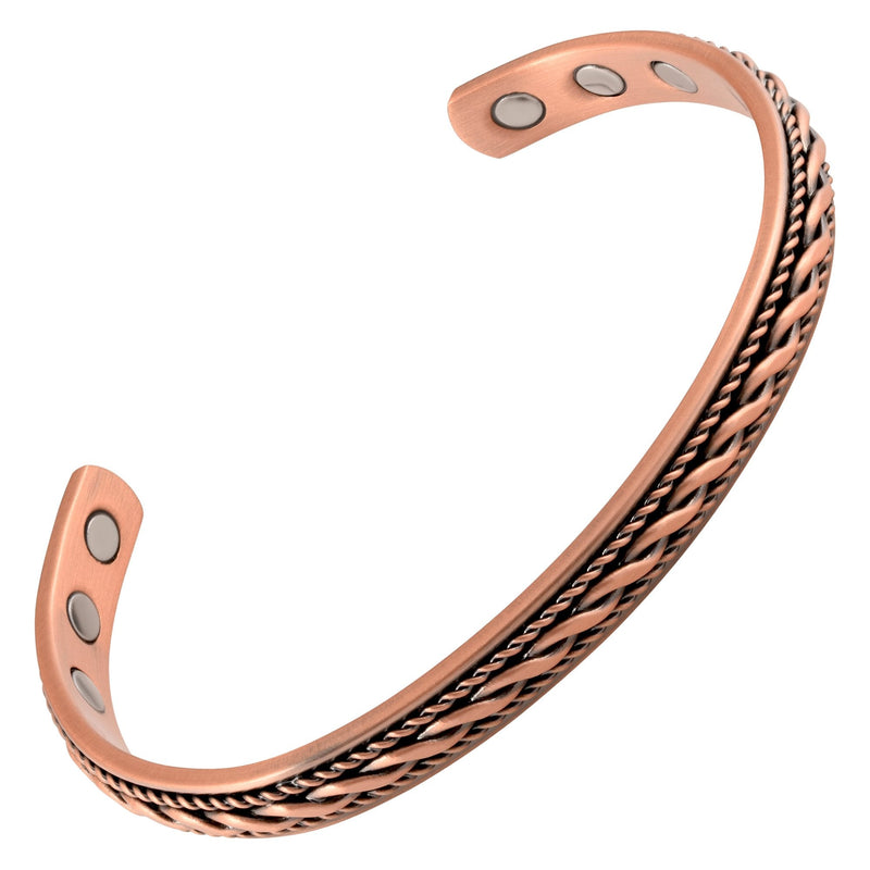 [Australia] - Magnetic Copper Bracelet High Power Waves Small - Wrist Size 6.5" - 7" 