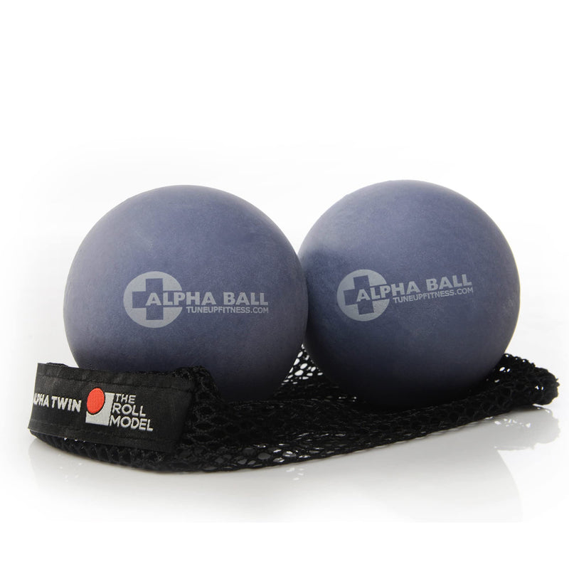 [Australia] - Tune Up Fitness – Alpha Twin Set in Tote | Larger Sized Yoga Massage Therapy Balls | Trigger Point Ball, Myofascial Release and Pain Relief for Upper & Lower Back, IT Band, QL, Hamstrings, Glutes 
