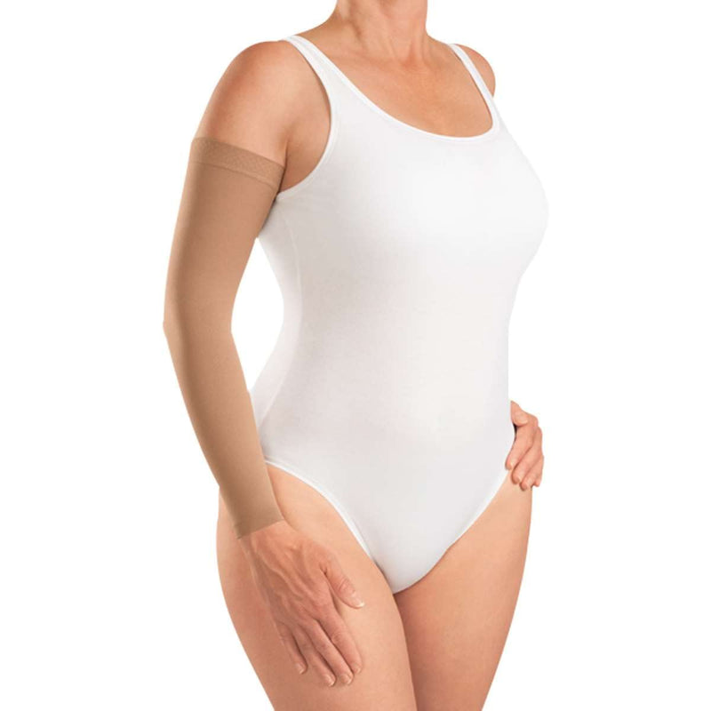 [Australia] - Mediven Harmony Armsleeve 20-30 mmHg for Lymphedema w/ Beaded Silicone Top Band II Standard Caramel 