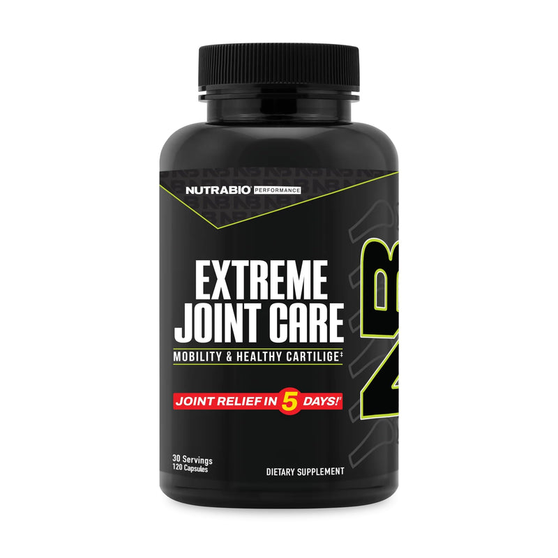 [Australia] - NutraBio Extreme Joint Care - Joint Support Supplement for Joint Relief, Pain-Free Movement - Joint Health Supplement, Supports Joints, Mobility, and Cartilage - 120 Capsules 