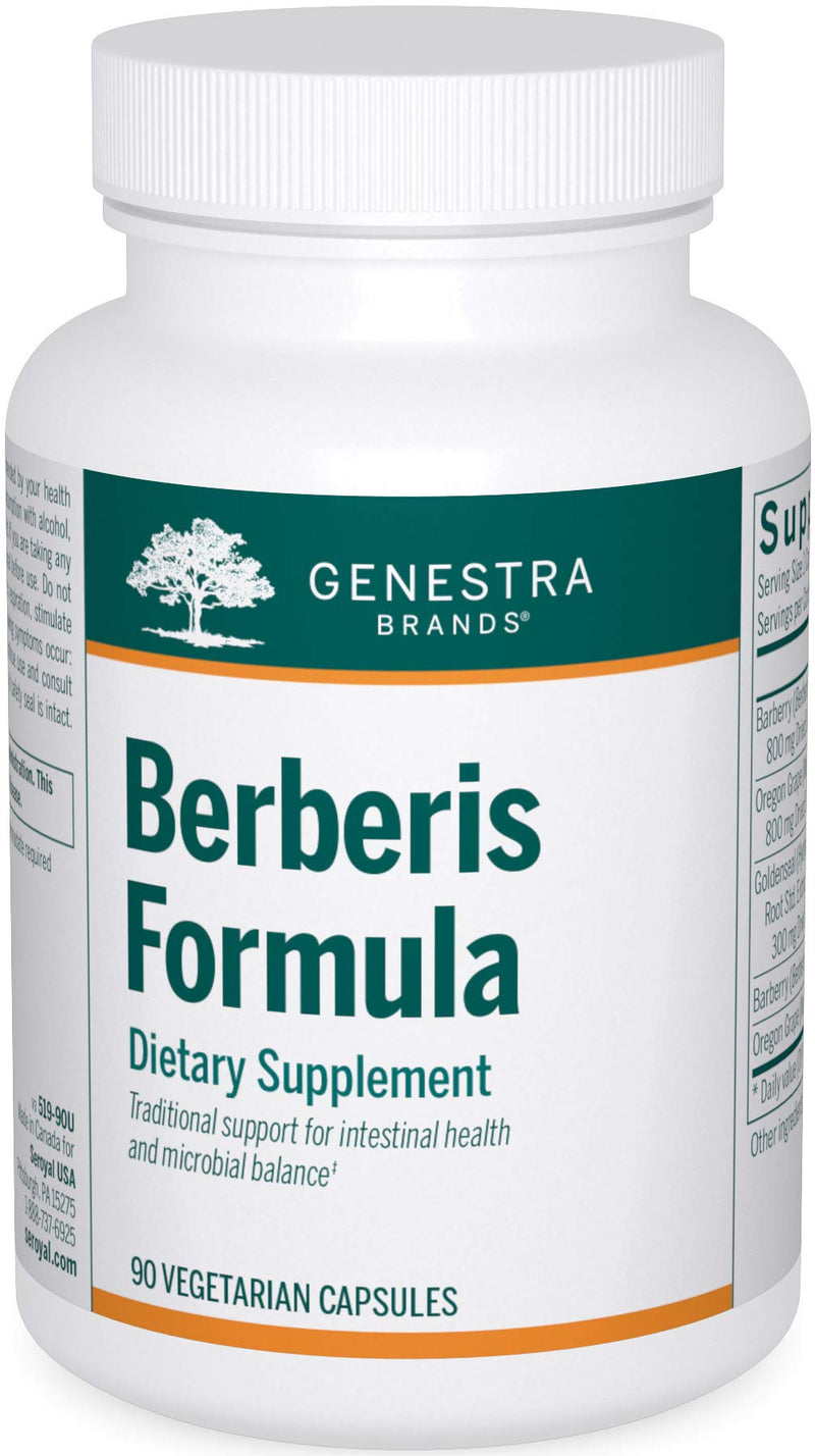 [Australia] - Genestra Brands Berberis Formula | Barberry, Goldenseal, and Oregon Grape Herbal Supplement | 90 Capsules 90 Count (Pack of 1) 