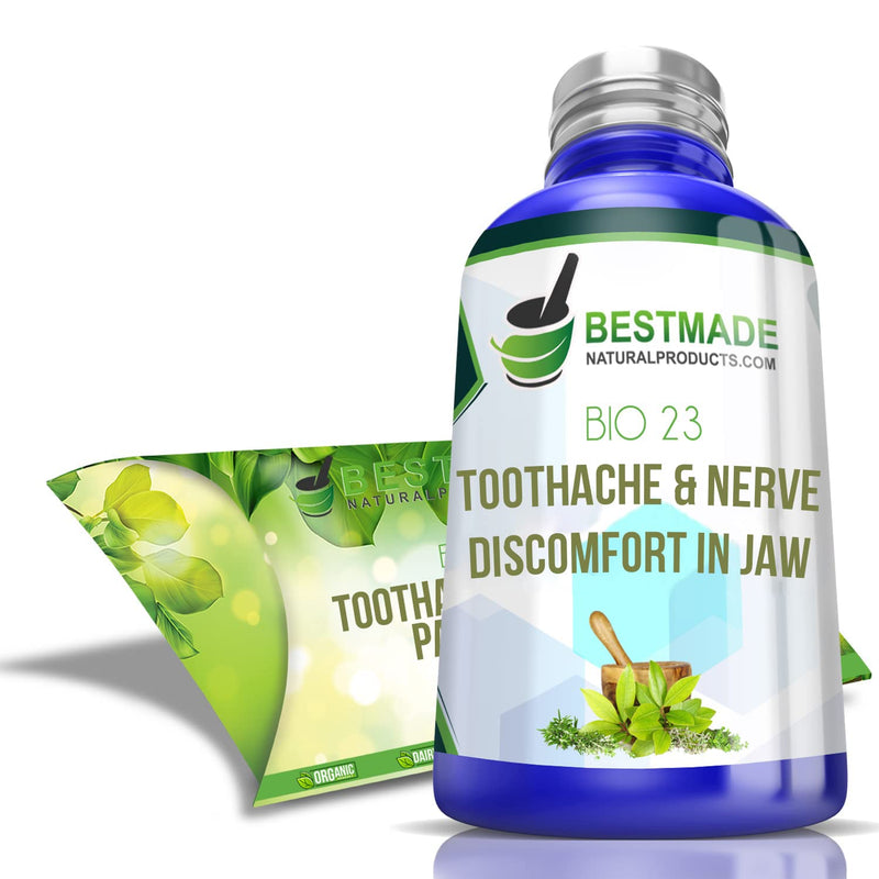 [Australia] - BestMade Natural Products Toothache & Nerve Pain In Jaw Bio23, 300 Pellets, For Relief Of Trigeminal Neuralagia & Associated Muscle Spasms, Painful Cavities, Tooth Sensitivity & Pain After Dental Work 