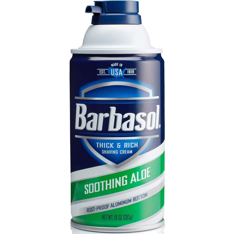 [Australia] - Barbasol Soothing Aloe Thick & Rich Shaving Cream 10 Oz (2 Pack) 