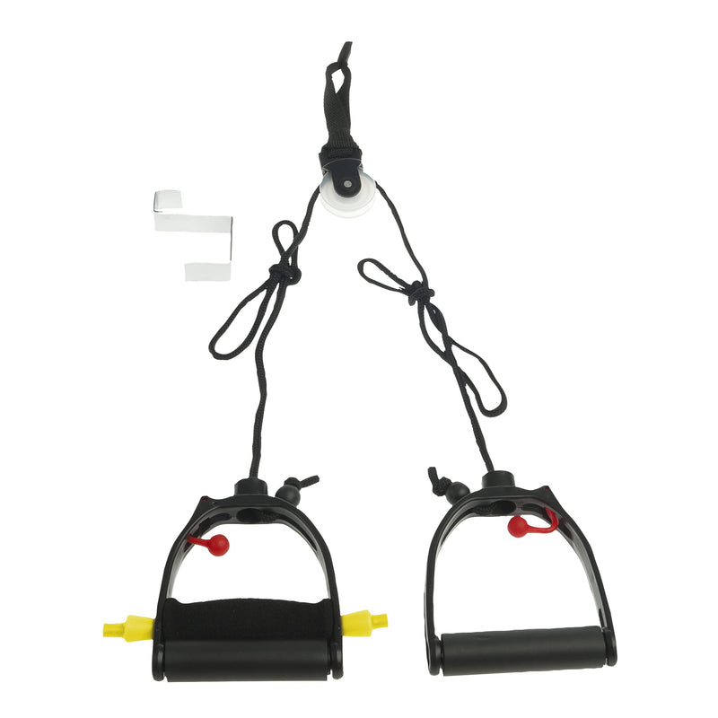 [Australia] - Lifeline Shoulder Pulley Deluxe, Physical Therapy FSA, Physical Therapy Equipment, Over The Door Exercise Pulley One Size LLMUSP-4 