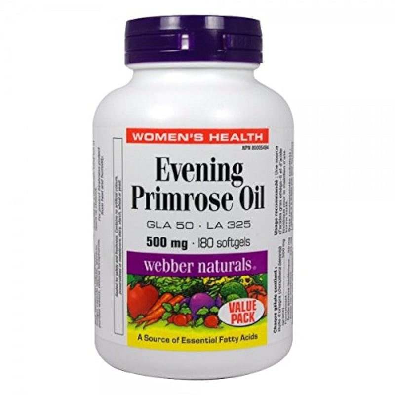 [Australia] - Webber Naturalsﾮ Evening Primrose Oil 500mg 180 softgels 