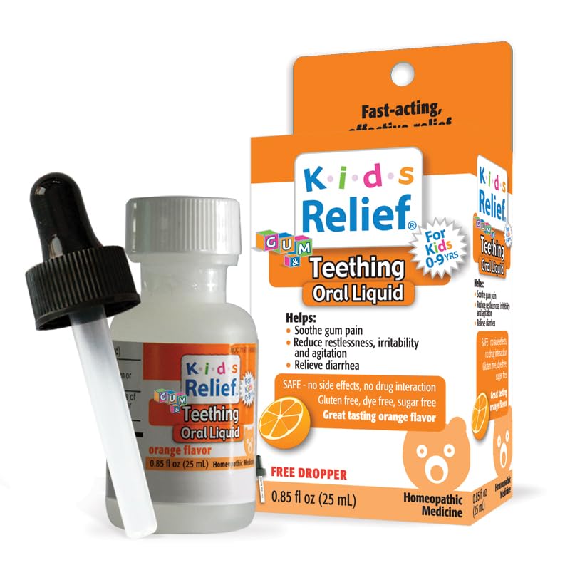 [Australia] - Kids Teething Oral Solution (Orange Flavour) (0.85oz) 25ml 