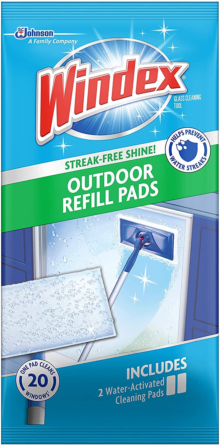 [Australia] - Windex Outdoor Refill Pads 2 Count (2 Count (Pack of 1)) 
