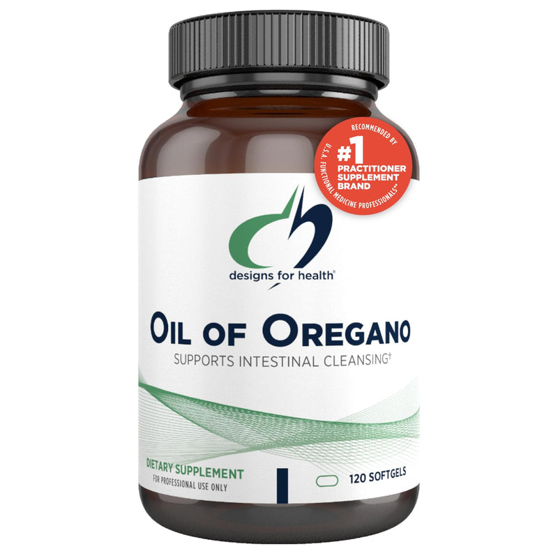 [Australia] - Designs for Health Oil of Oregano Softgels - Oregano Oil Supplement with Highly Concentrated Carvacrol - Supports Intestinal Cleansing - Small Pills (120 Softgels) 120 Count (Pack of 1) 