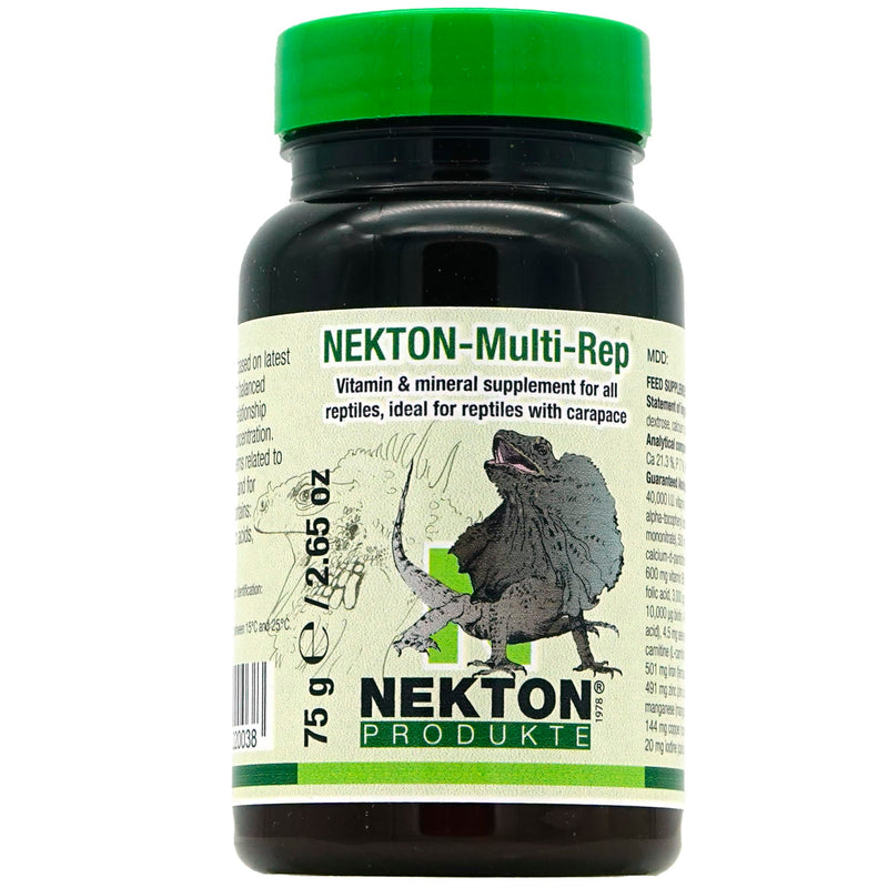 Nekton Multi-Rep Vitamins and Minerals for All Reptiles 75g / 2.55oz 2.65 Ounce (Pack of 1)