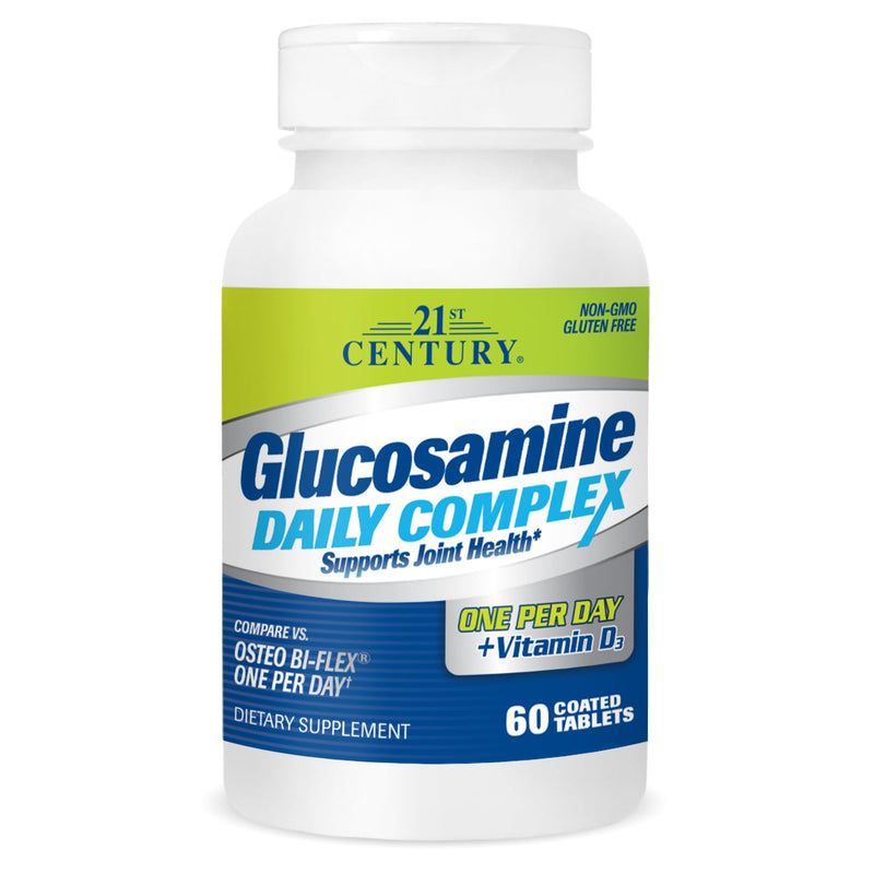 [Australia] - 21st Century Glucosamine Daily Complex Plus D Tablets, 60 Count (27708) Unflavored 60 Count (Pack of 1) 