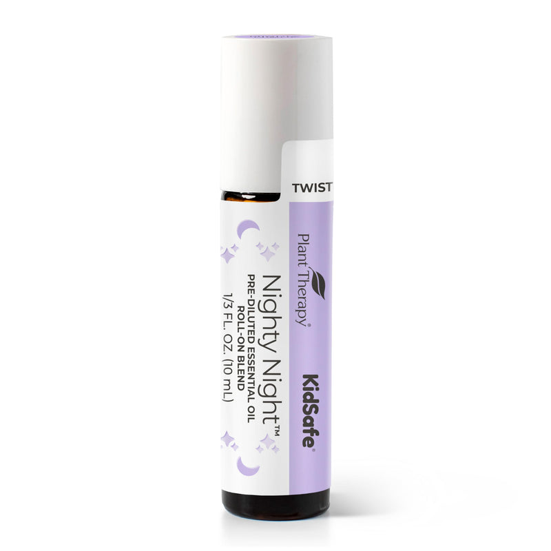 [Australia] - Plant Therapy KidSafe Nighty Night Essential Oil Blend for Sleep 10 mL (1/3 oz) Pre-Diluted Roll-On 100% Pure, Natural Aromatherapy, Therapeutic Grade 0.33 Fl Oz (Pack of 1) 