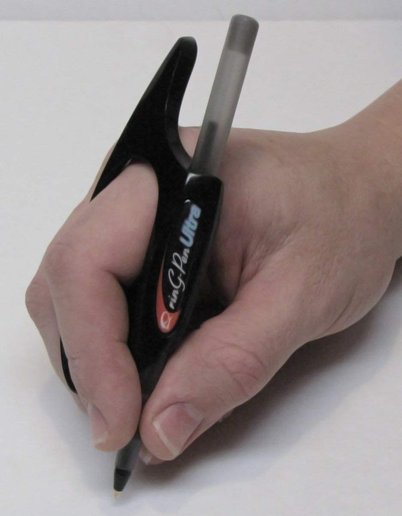 [Australia] - Universal Grip Support for Writing, Art Tools, and Daily Activities (Large, Black) 