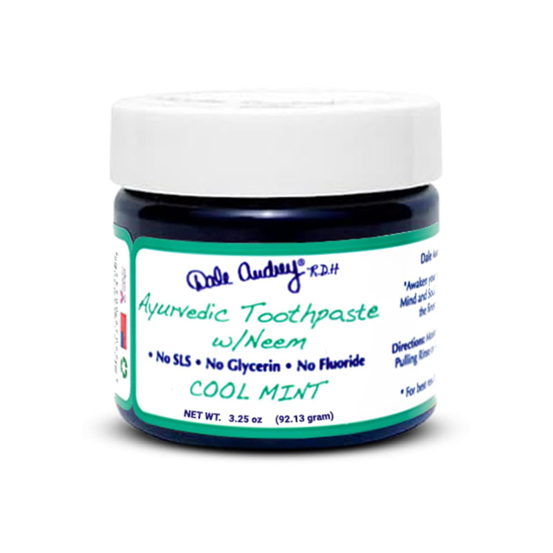 [Australia] - Dale Audrey Ayurvedic Mineralizing Toothpaste for Sensitive Teeth| Organic Refreshing Mint Flavor Teeth Whitening and Fresh Breath | Natural Toothpaste for Gums and Bad Breath(3.25 Oz) 
