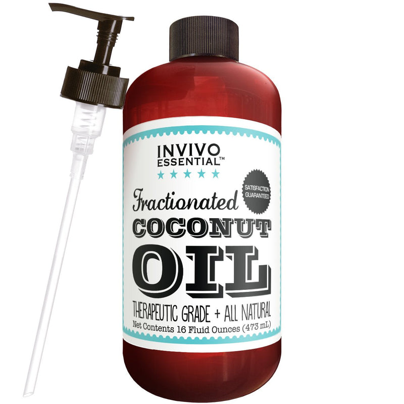 [Australia] - Fractionated Coconut Oil Premium Therapeutic Grade 16 Ounce Liquid Carrier Oil for Aromatherapy Relaxing Massage and Diluting Essential Oils with Pump and eBook 