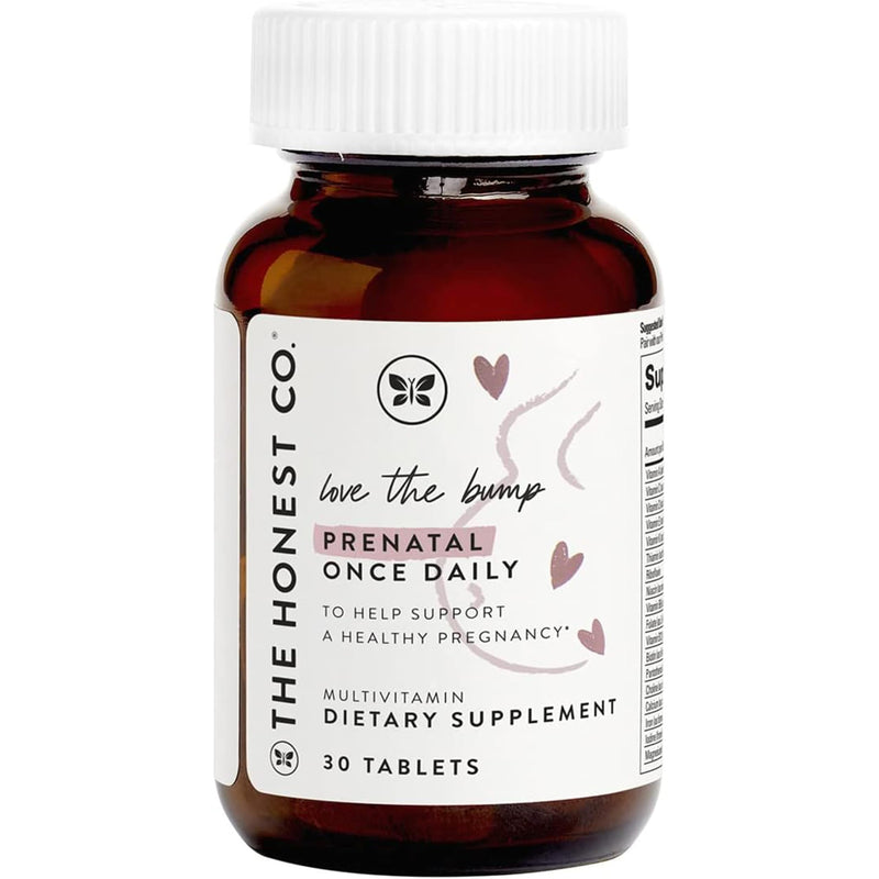 [Australia] - The Honest Company Love the Bump Prenatal Once Daily Supplement | NSF-Certified, Non-GMO | 30 Count Tablets 30 Count (Pack of 1) 