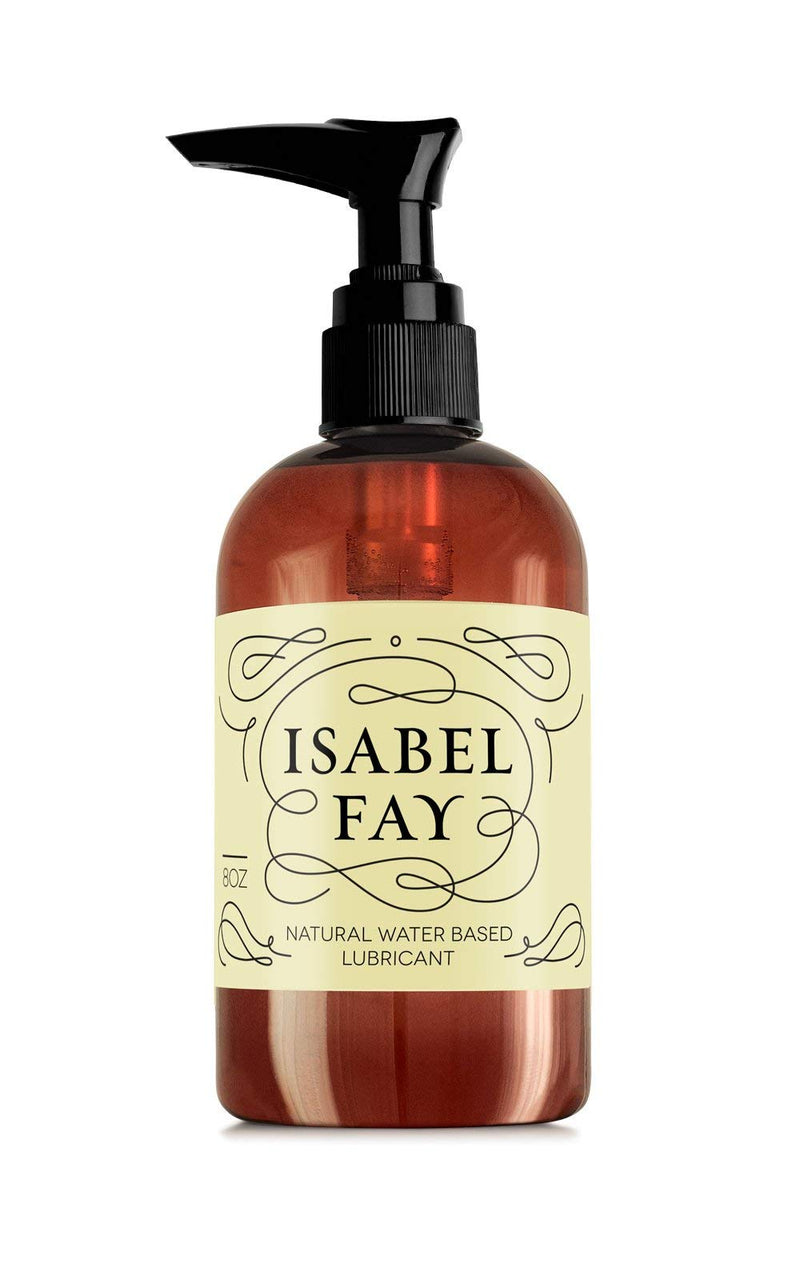 [Australia] - 8 Oz, NO Parabens NO Glycerin, Natural Personal Lubricant for Sensitive Skin, Isabel Fay - Water Based - Best Personal Lube for Women and Men (8 Fl OZ) 8 Ounce (Pack of 1) 