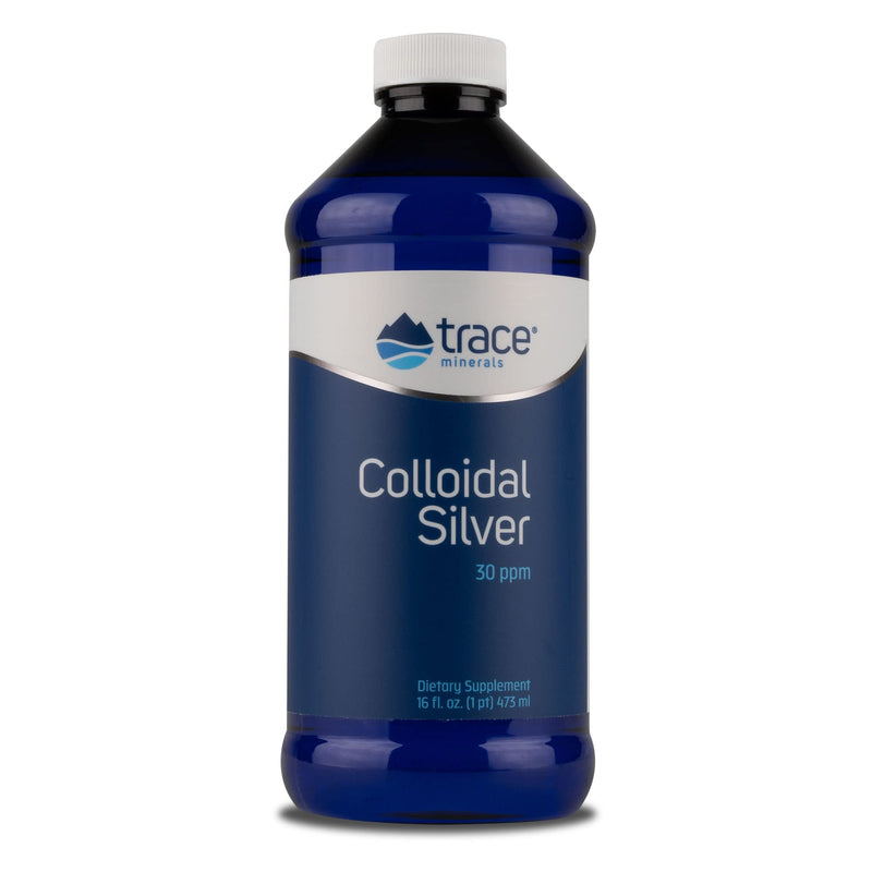 [Australia] - Trace Minerals | Colloidal Silver Liquid | 30 PPM Safe Dose Mineral Supplement, 99.99% Pure, Super-Oxygenated, Vegan | 16 fl oz Bottle (1 Pack) 16 Fl Oz (Pack of 1) 