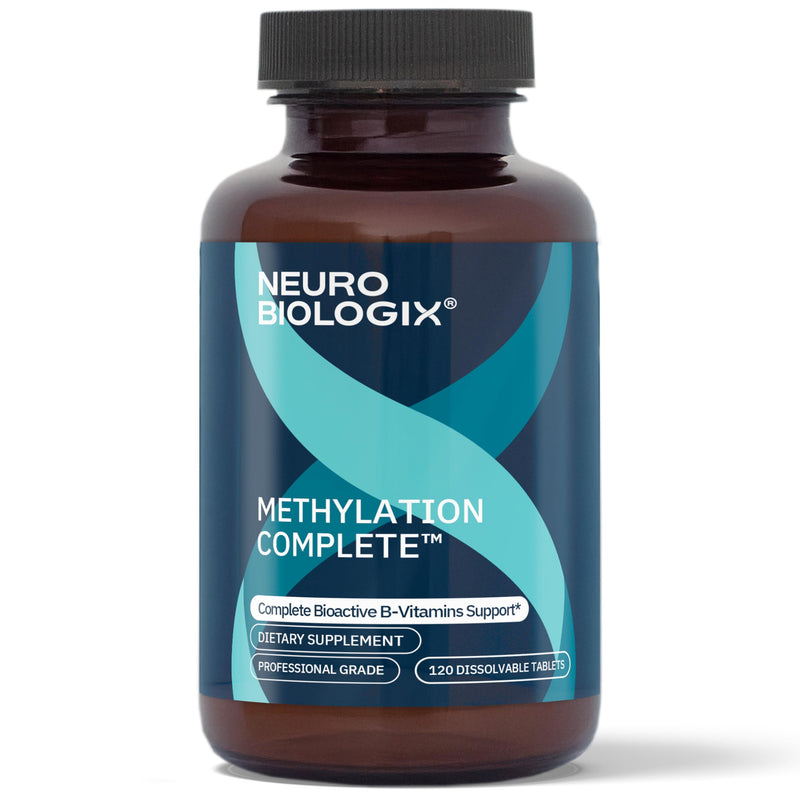 Neurobiologix Methylation Complete Methylated B Complex, 120 Chewables | Gluten-free chewable with methylfolate, methyl B12 & B6. Supports energy, methylation & healthy homocysteine for all ages. 120 Count (Pack of 1)