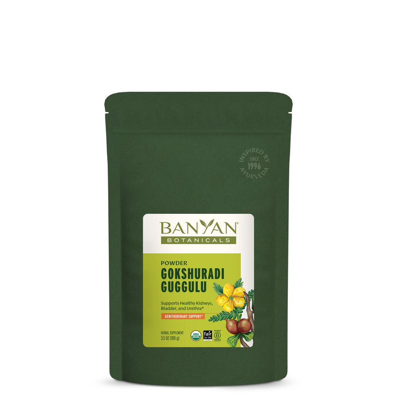 [Australia] - Banyan Botanicals Gokshuradi Guggulu Powder ‚Äì Organic Ayurvedic Supplement with Guggulu & Gokshura ‚Äì for Healthy Urinary Tract and Kidney Support* ‚Äì 3.5 oz ‚Äì Non-GMO Sustainably Sourced Vegan 