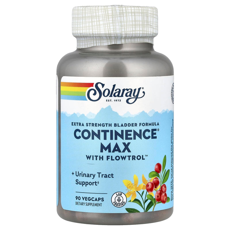 SOLARAY Continence Max w/Flowtrol, Veg Cap (Carton) | 90ct
