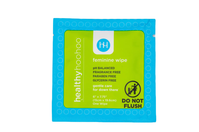 [Australia] - Travel Wipes for Women, Feminine Wipes Individually Wrapped, pH Balanced Wipes Fragrance Free, Naturally Reduces Odor & Supports Vaginal Health, Plant Based Wipes (20 pack) 