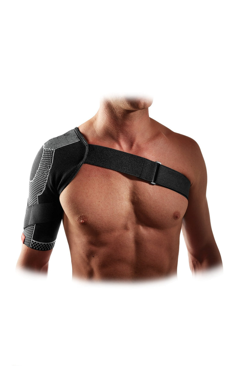 [Australia] - McDavid Adult 4-Way Elastic Shoulder Wrap Black Medium 
