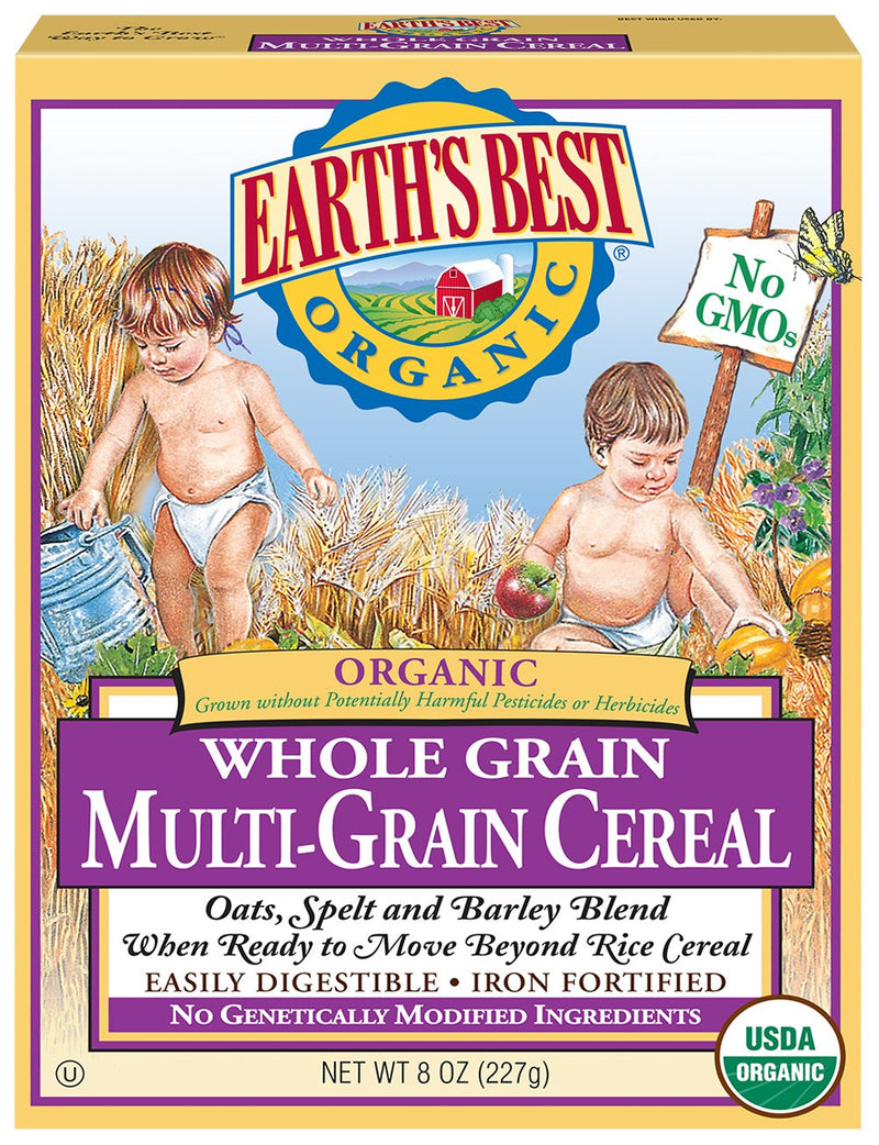 [Australia] - Earth's Best Organic Infant Cereal, Whole Multi-Grain Cereal, 8 Oz 