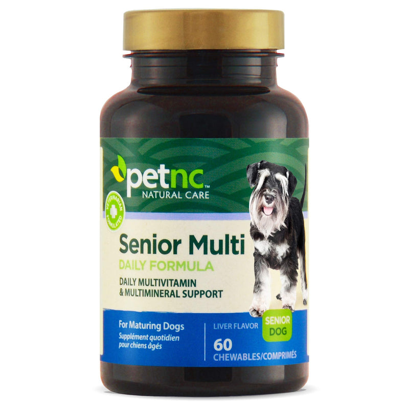 PetNC Natural Care Senior Multi Chewables for Dogs, 60 Count - PawsPlanet Australia