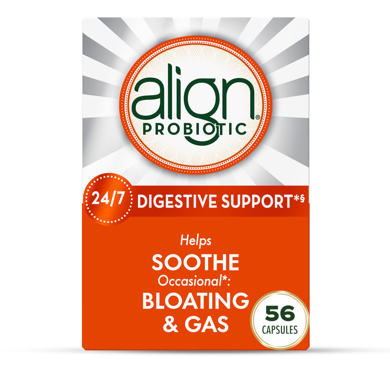 [Australia] - Align Probiotic, Probiotics for Women and Men, Daily Probiotic Supplement for Digestive Health*, #1 Recommended Probiotic by Doctors and Gastroenterologists‡, 56 Capsules 
