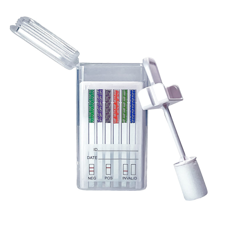 5 Panel Drug Test Kit for All Drugs - AMP, COC, MET, OPI,THC - 1 Pack 2 Piece Set