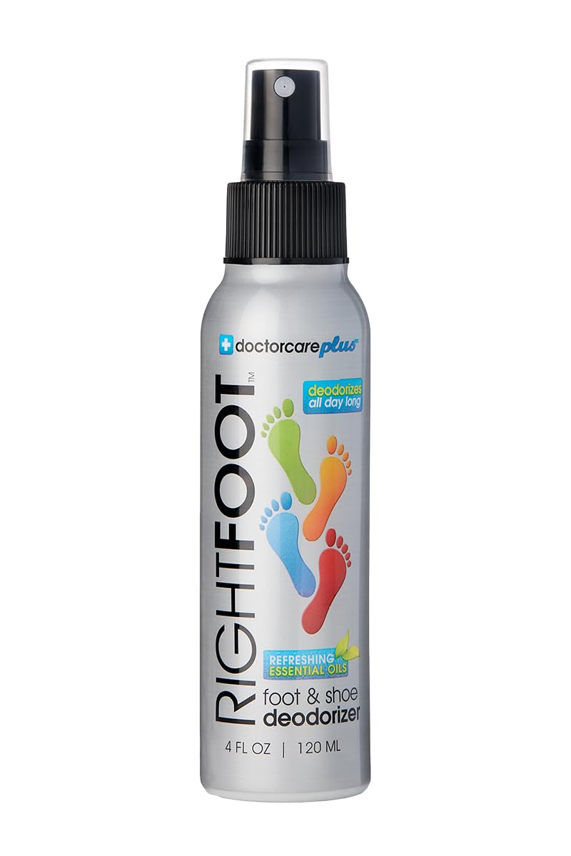 Shoe Deodorizer Foot Spray, RightFoot Odor Eliminator, 4 Fl Oz 4 Fl Oz (Pack of 1)