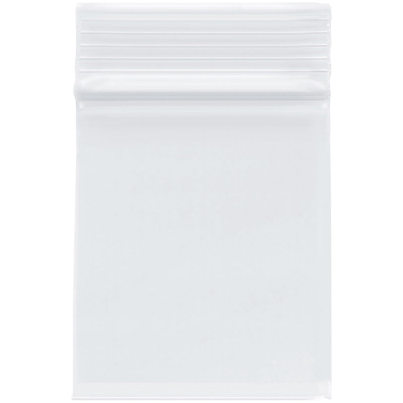 Plymor 2.5 x 3 inch, 4 Mil Zipper Reclosable Bags (Pack of 100) | Heavy-duty plastic for jewelry, beads, rings, earrings, pills, vitamins, spices, coins, screws & small parts 2.5" x 3" (100 Count)