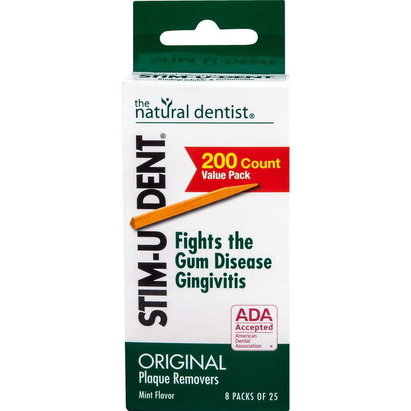 [Australia] - Stim-U-Dent Plaque Removers 24 Packs of 25 Picks/Pack (600 Picks) - Mint Flavor 