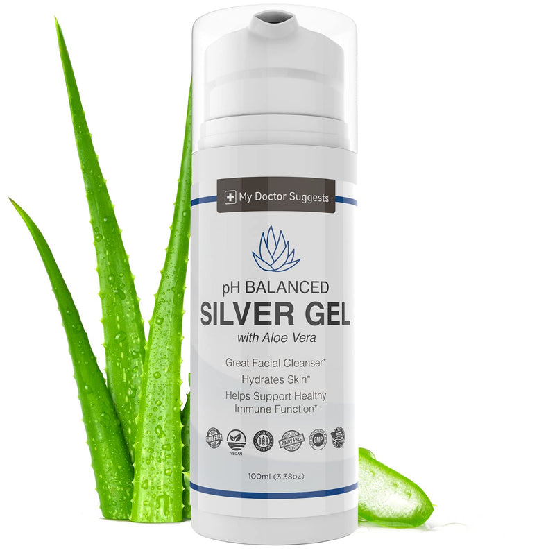 [Australia] - Structured Colloidal Silver Gel with Aloe Vera, for Burns, Wounds, Sores and Eczema - Strong Pure 30ppm pH Balanced 1 