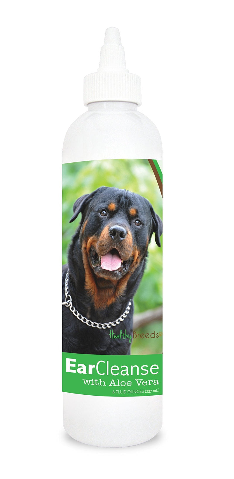 Healthy Breeds Rottweiler Ear Cleanse with Aloe Vera Cucumber Melon 8 oz - PawsPlanet Australia