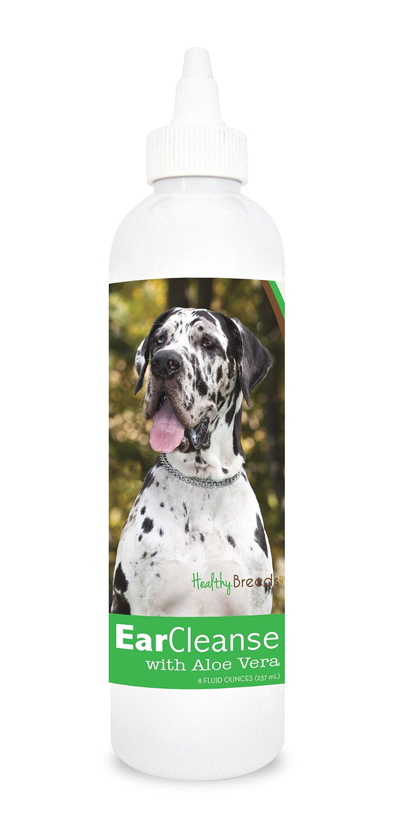 Healthy Breeds Great Dane Ear Cleanse with Aloe Vera Cucumber Melon 8 oz - PawsPlanet Australia
