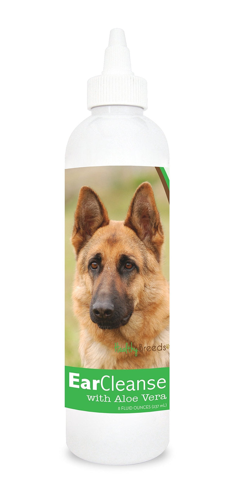 Healthy Breeds German Shepherd Ear Cleanse with Aloe Vera Cucumber Melon 8 oz - PawsPlanet Australia