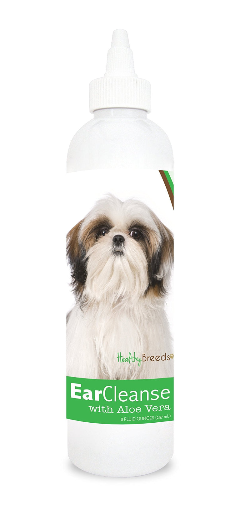 Healthy Breeds Shih Tzu Ear Cleanse with Aloe Vera Cucumber Melon 8 oz Cucumber Melon 8oz - PawsPlanet Australia