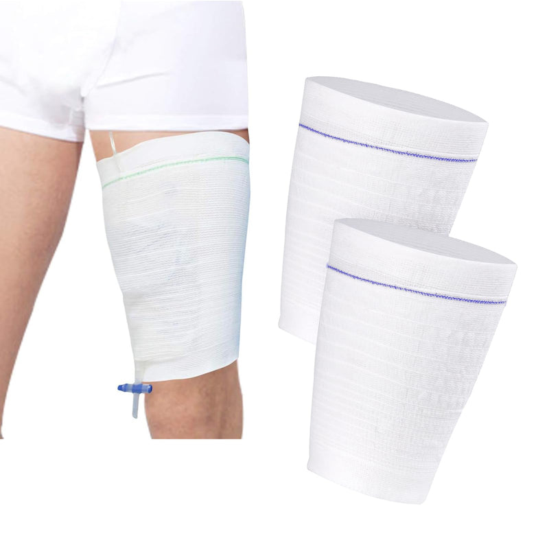 [Australia] - 2 PCS Catheter Leg Bag Holder Stay in Place Urine Bags for Legs Catheter Bag Holder Catheter Supplies for Men or Women, Catheter Stabilization Device Large 
