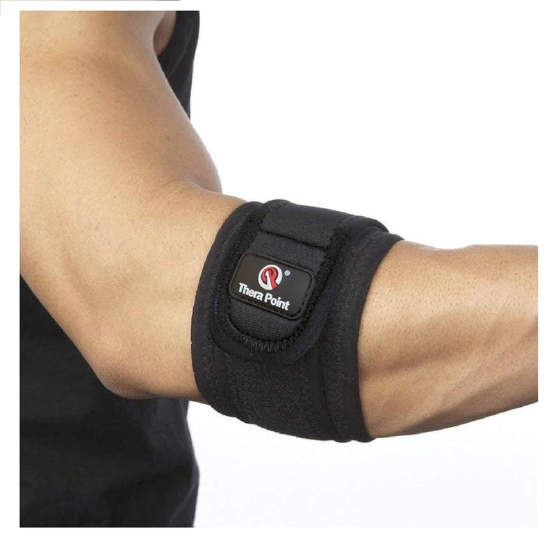 [Australia] - Elbow Brace Support Strap, Tennis Elbow and Golfer’s Elbow Relief, Compression Band for Sports Injury Recovery (Small/Medium 8" - 10") S / M 