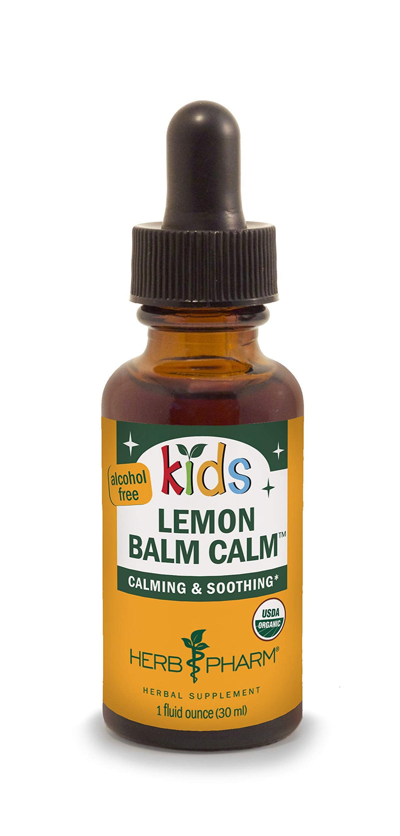 [Australia] - Herb Pharm Kids Certified-Organic Alcohol-Free Lemon Balm Calm Liquid Extract, 1 Ounce (GLKLEMON01) 